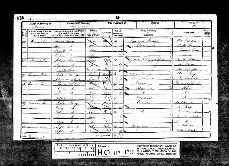 Berry (Richard) 1851 Census